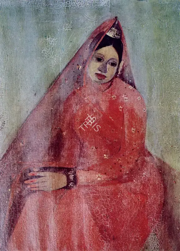 Amrita Sher-Gil (Artist), The Bride, 1940, Painting