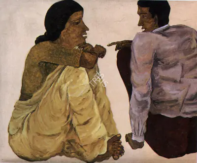 Shamshad Husain (Artist), Painting XXV, 1989, Painting