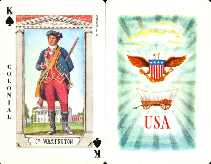 American History - 1, 1977, Playing Cards