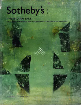 Sotheby's (Auction House), Indian Sale, 2007, Auction Catalogue