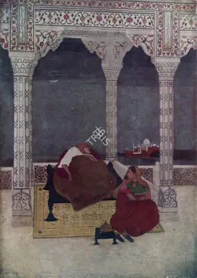 Abanindranath Tagore (Artist), The Passing of Shah Jahan, Painting