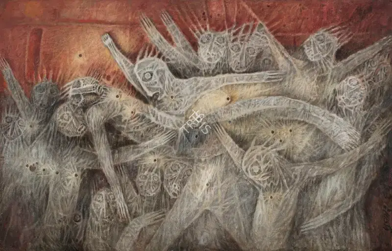 Prokash Karmakar (Artist), Untitled, 1966, Painting