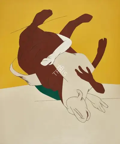 Mehta, Tyeb (Artist). Bull, 2000 | Painting, AG.Mum/27.03.18, 2018 · Asta Guru