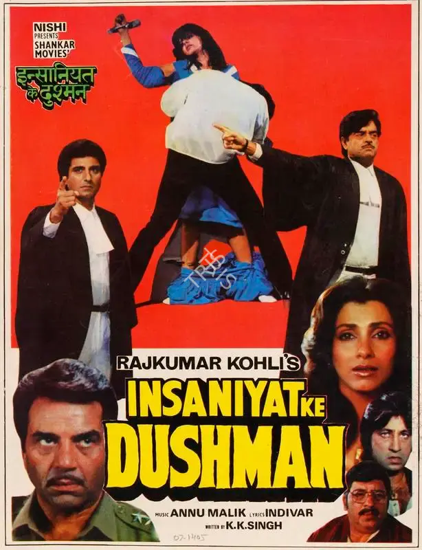 Raj Kumar Kohli (Producer), Insaniyat Ke Dushman, 1986, Song-Synopsis Booklet