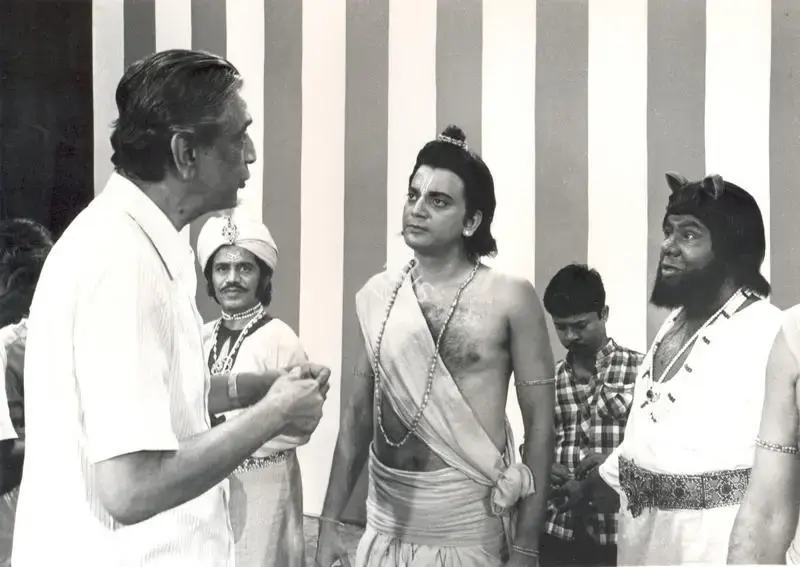 Nemai Ghosh (Still Photographer), Sukumar Ray, 1987, Working Still