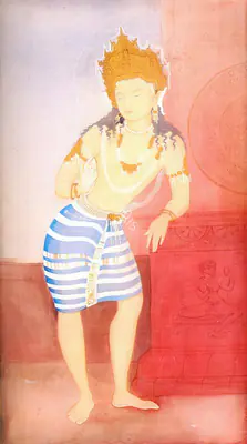 S.N. Banerjee (Artist), Princess Siddharth, Painting