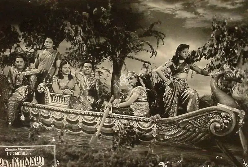 T.R. Raghunath (Director), Rajkumari, 1955, Lobby Card