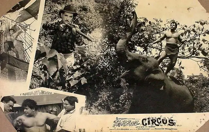 S.J. Rajdeo (Producer), Tarzan Aur Circus, 1965, Lobby Card