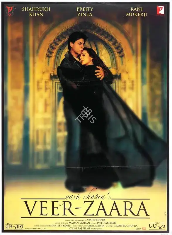 Aditya Chopra (Producer), Veer Zaara, 2004, Full Sheet Poster