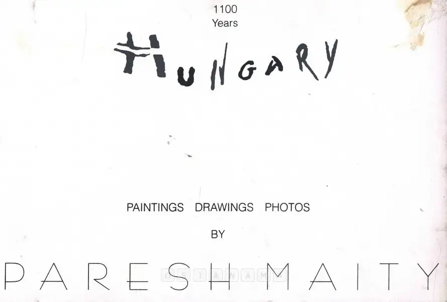 Paresh Maity (Artist), Hungary' Through the Eyes of an Indian Artist, 1996, Solo Exhibition Invitation