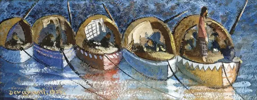 Devayani Krishna (Artist), Untitled, 1950, Painting