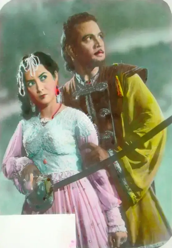 Anant Wadadeker (Cinematographer), Hatim Tai, 1956, Lobby Card