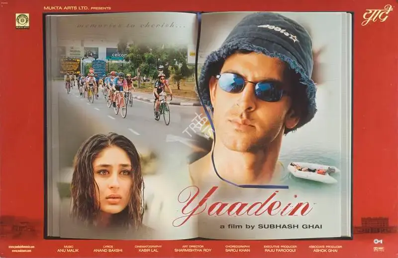 Subhash Ghai (Producer), Yaadein, 2001, Lobby Card