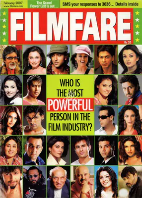 Jitesh Pillaai (Editor), Filmfare, 2007, Magazine