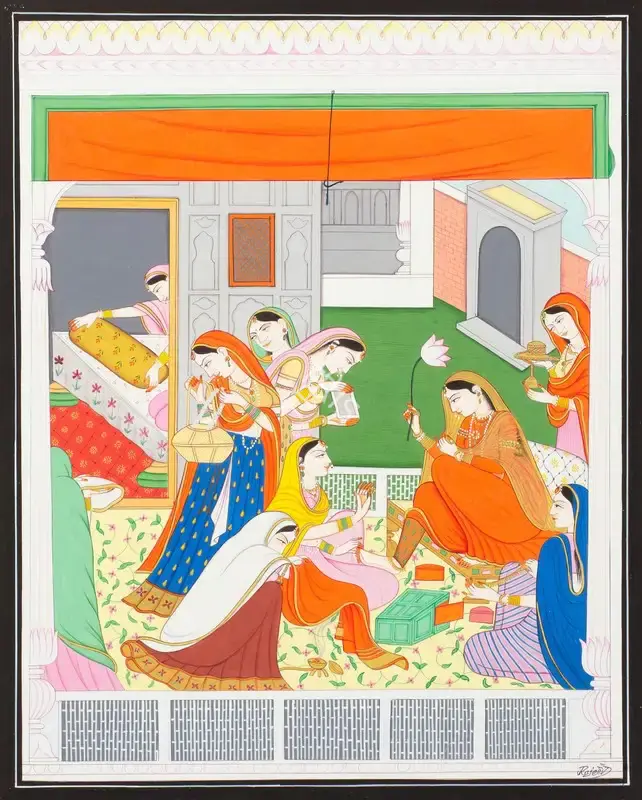 Rajeev&nbsp;Kumar (Artist), Untitled (Shringhar), Painting