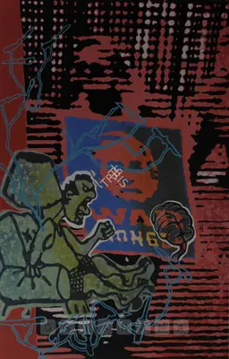 Jitish Kallat (Artist), Covering Letter, 2004, Painting