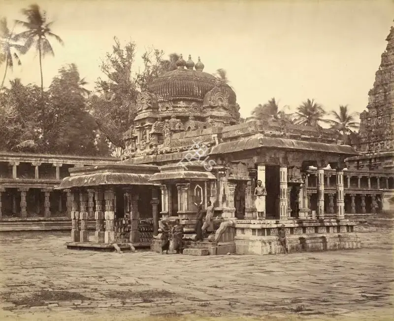 Studio Nicholas & Co. (Photographic Studio), Chidambaram. Ganesa Temple, 1870, Antiquarian Photograph
