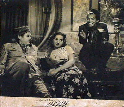 V.K. Murthy (Cinematographer), Aar Paar, 1954, Lobby Card