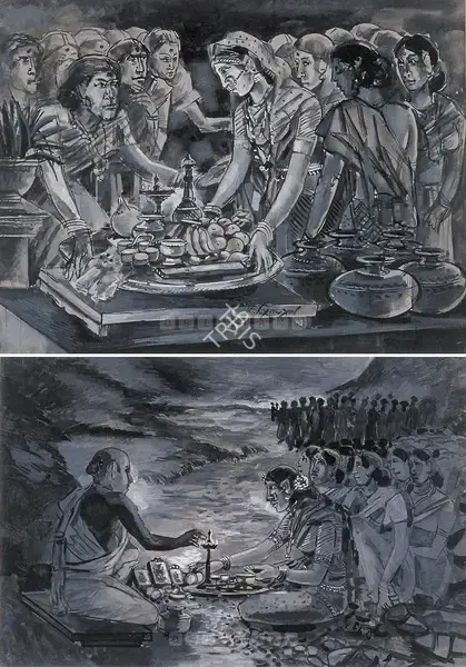 K. Laxma Goud (Artist), Untitled, 1971, Painting