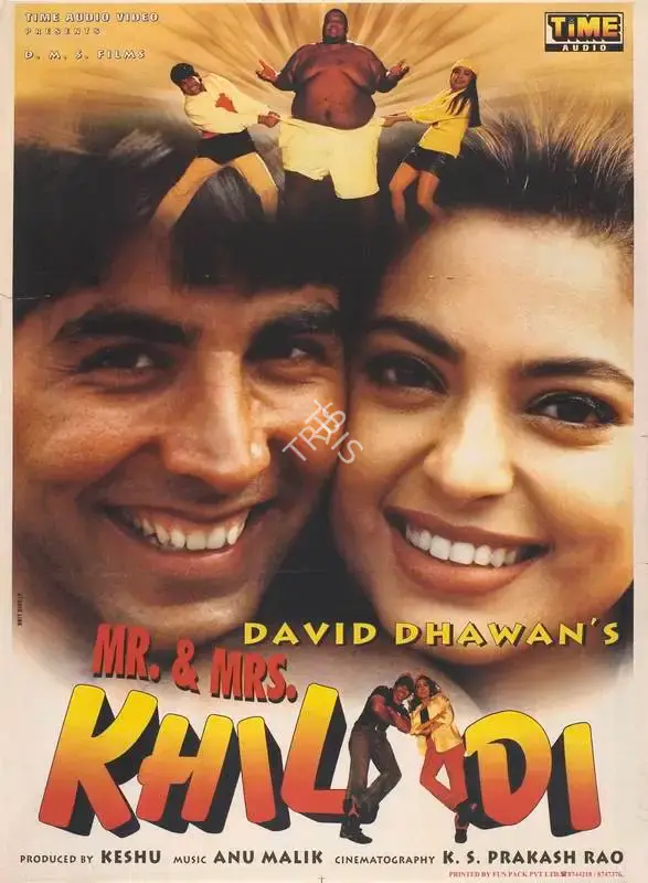 Keshu Ramsay (Producer), Mr & Mrs Khiladi, 1997, Full Sheet Poster