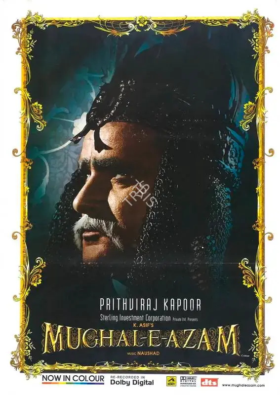 K. Asif (Producer), Mughal E Azam, 1960, Full Sheet Poster