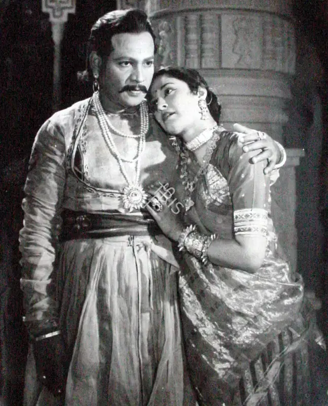 Gauri Shanker Goel (Producer), Amarsingh Rathaur, 1957, Photographic Still