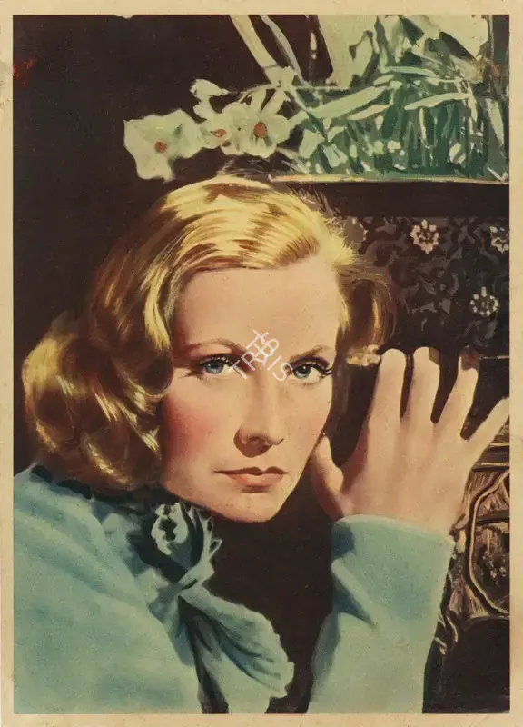 Nestle (Sponsor), Nestle (Sponsor), Stars of the Silver Screen: Greta Garbo | Trading Card, 1930s, Trading Card