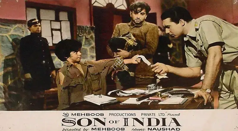 Mehboob (Producer), Son Of India, 1962, Lobby Card