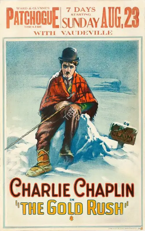 Charlie Chaplin (Producer), The Gold Rush, 1925, Poster