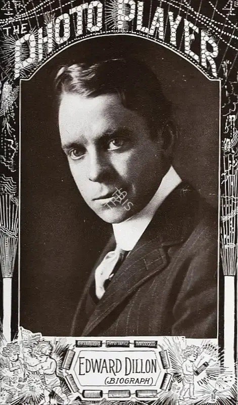 Unknown (Photographer), Photoplay trading card featuring Edward Dillon | Trading Card | CinemaEducation | 00795108