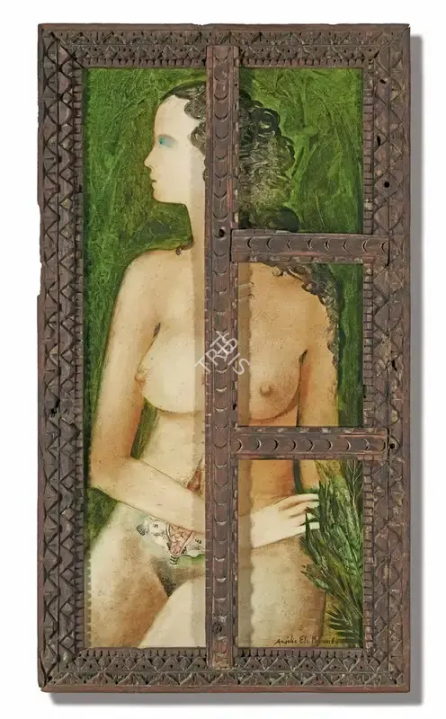 Anjolie Ela Menon (Artist), Untitled, 1984, Painting