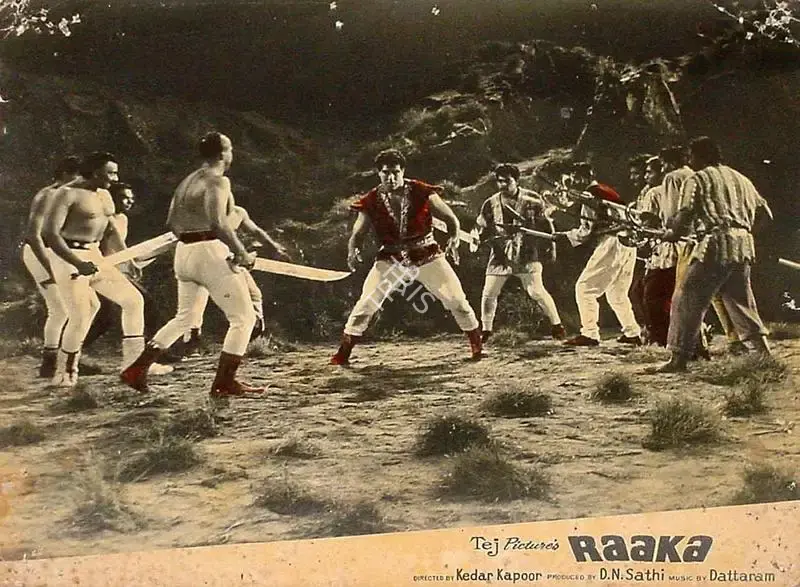 D.N. Sathi (Producer), Raaka, 1965, Lobby Card