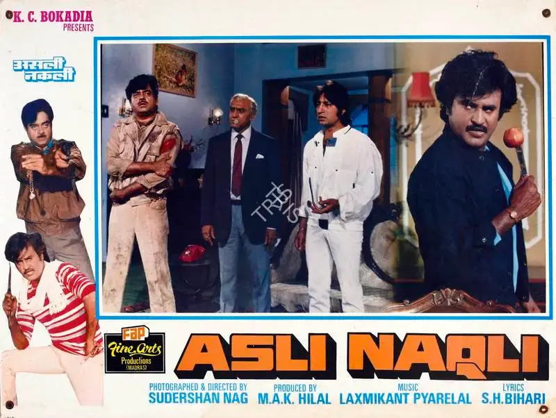 M. A. K. Hilal (Producer), Asli Naqli, 1986, Lobby Card