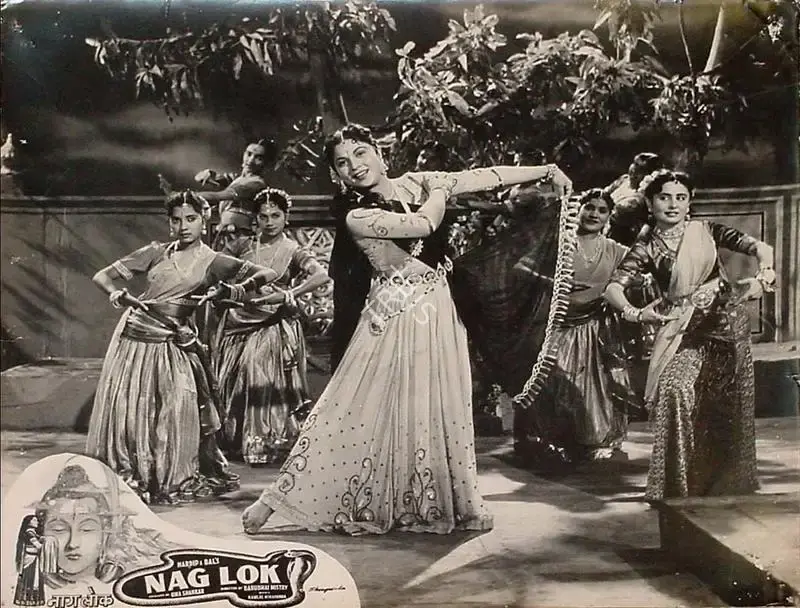 Uma Shankar (Producer), Nag Lok, 1957, Lobby Card