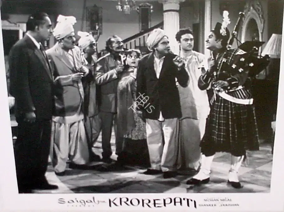 Mohan Segal (Director), Krorepati, 1961, Lobby Card