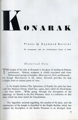 Raymond Burnier (Photographer), Konarak, 1948, Essay