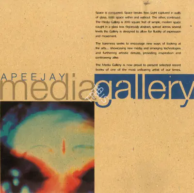 Nalini Malani (Artist), Recent Video Art, 2002, Solo Exhibition Invitation