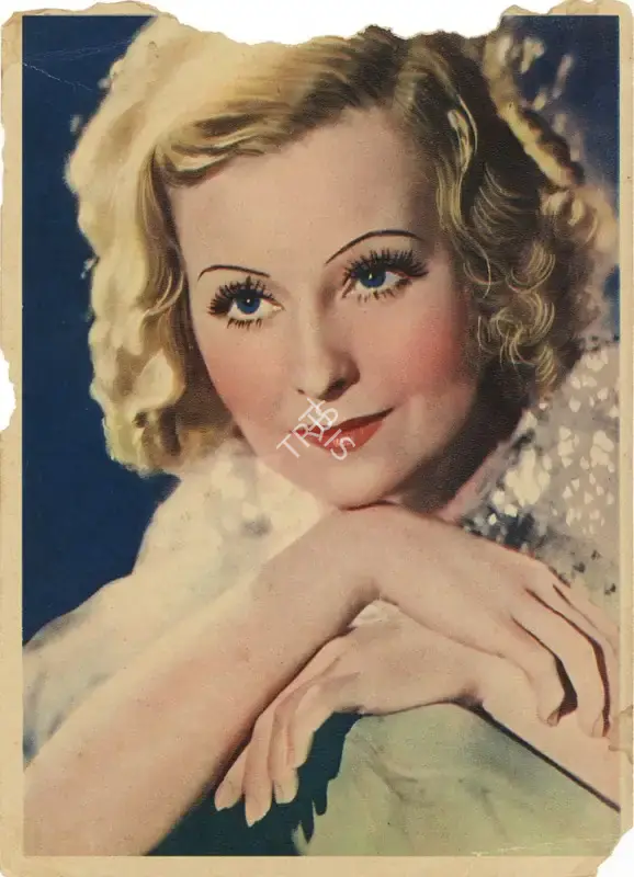 Nestle (Sponsor), Nestle (Sponsor), Stars of the Silver Screen: Lilian Harvey | Trading Card, 1930s, Trading Card