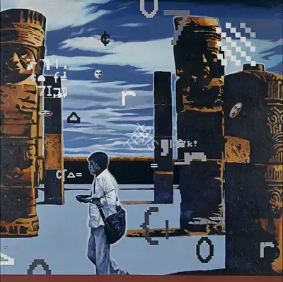 Baiju Parthan (Artist), Soft Equinox, 2009, Painting