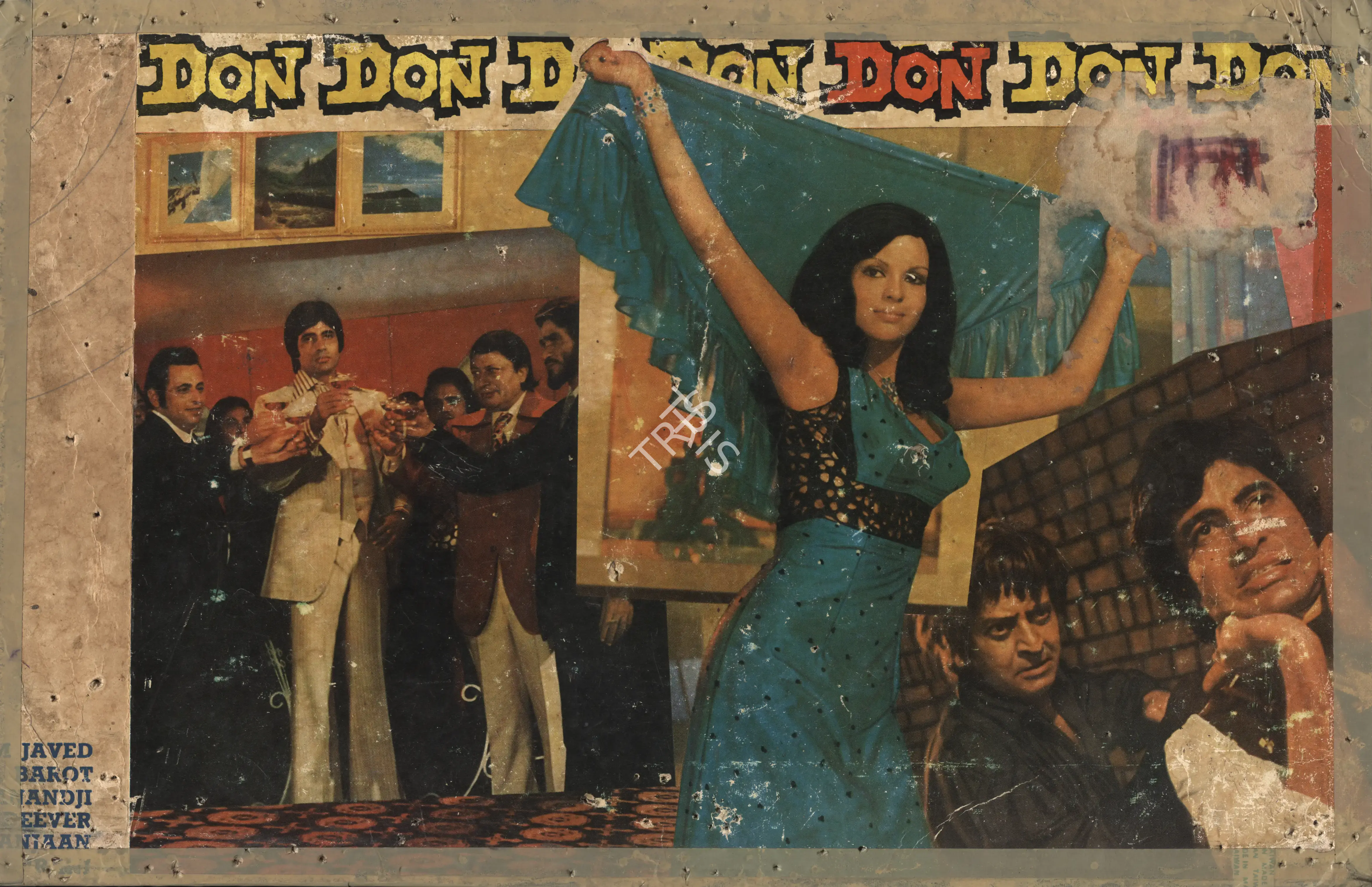 Nariman A. Irani (Cinematographer), Don, 1978, Photographic Still Mounted on Lobby Card