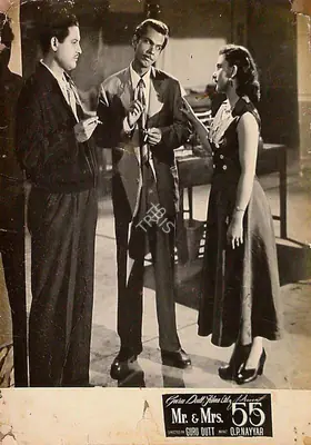 V.K. Murthy (Cinematographer), Mr And Mrs 55, 1955, Lobby Card