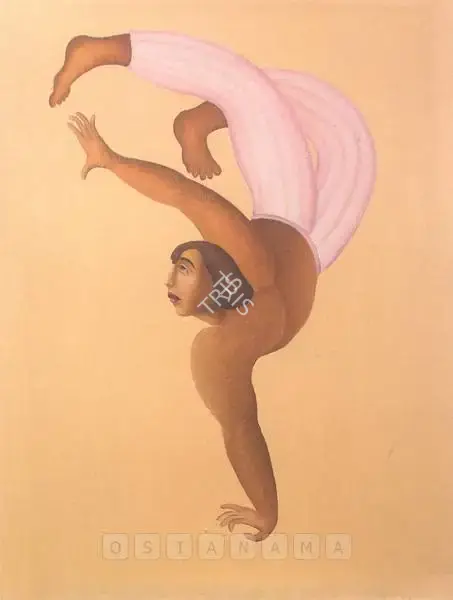 Manjit Bawa (Artist), Acrobat, 1988, Painting