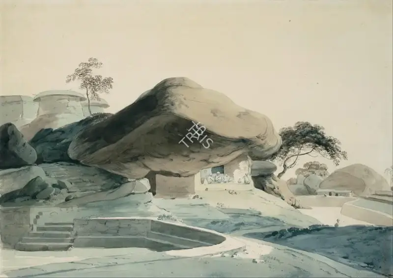 Thomas Daniell (Artist), Krishnagiri Fort, Tamil Nadu, South India, Painting
