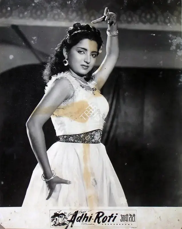 Vallabh Chokshi (Producer), Adhi Roti, 1957, Lobby Card