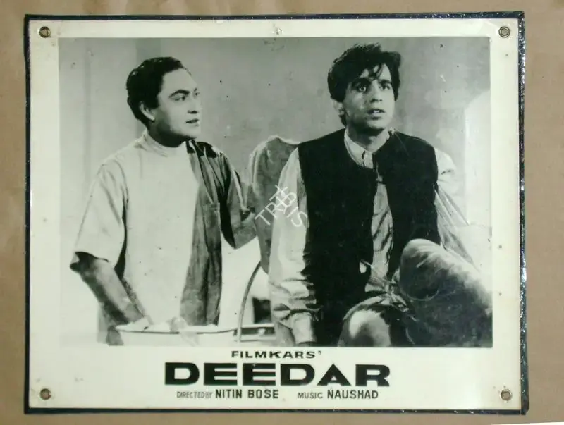 Nitin Bose (Cinematographer), Deedar, 1951, Lobby Card