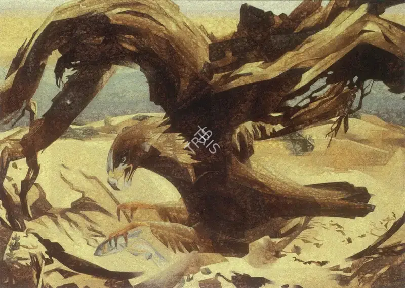 Sabavala, Jehangir (Artist). The Predator. Oil on Canvas, 1987 | Pilgrim, Exile, Sorcerer | Painting | FineArts | 00182425