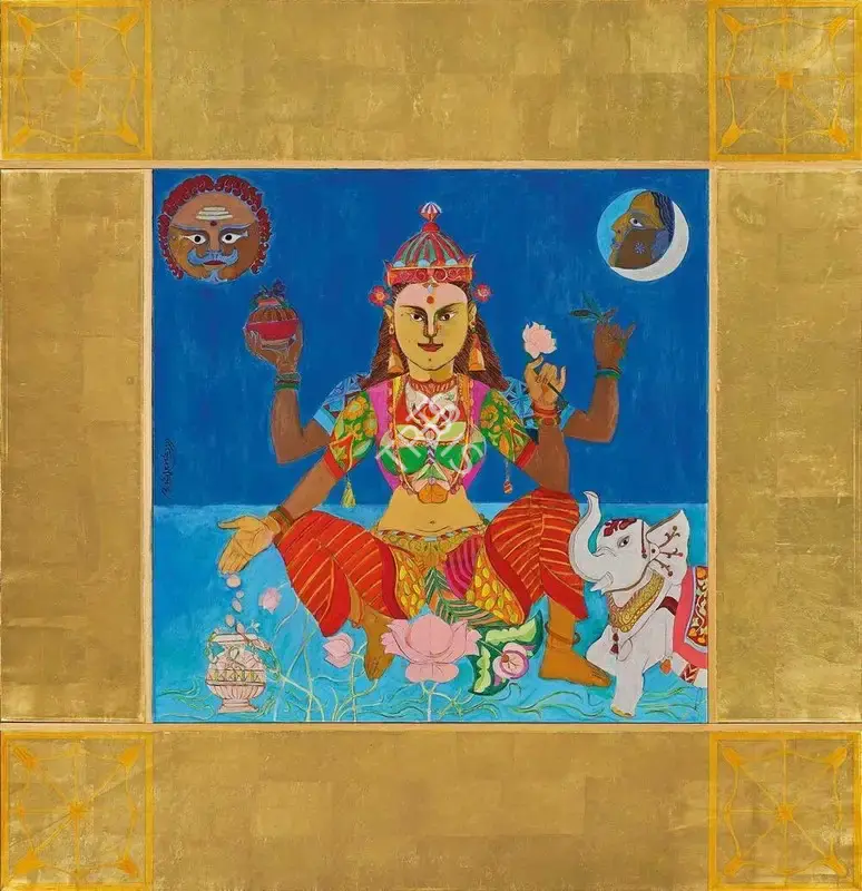 Goud, K. Laxma (Artist). Untitled, 2022 | Painting, AG.Onl/12.12.23, 2023 · Asta Guru