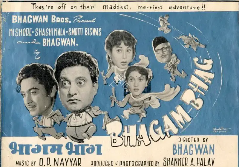 Shanker P. Palav (Producer), Bhagam Bhag, 1956, Song-Synopsis Booklet