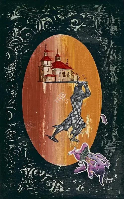 Reena Saini (Artist), Liquid Flame, 2004, Painting