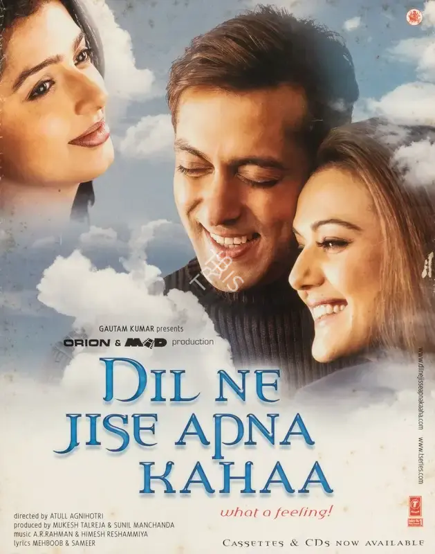 Sunil Manchanda (Producer), Dil Ne Jise Apna Kahaa, 2004, Full Sheet Poster